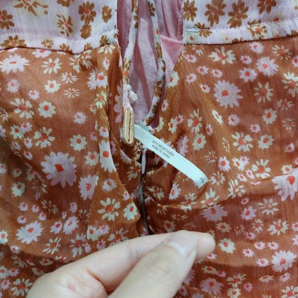 Free People Tessa Dress Primrose Combo Small - Picture 7 of 9